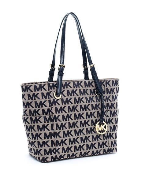 michael kors black and white totes|Michael Kors Tote bags outlet.